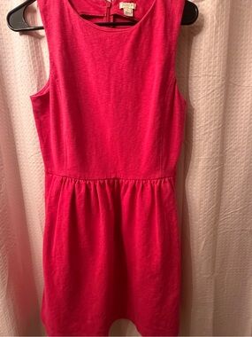 J. Crew Sleeveless Pink Knit Dress